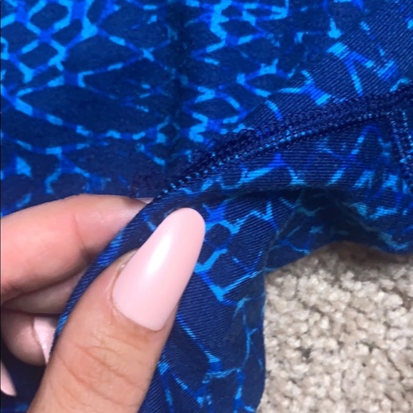 Lululemon Wunder Under Leggings Kayak Blue - Picture 11 of 12